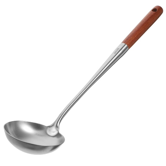 ELAYARD Stainless Steel Handle Cooking Spoon, Kitchen Utensil for Stirring, Serving, and Cooking