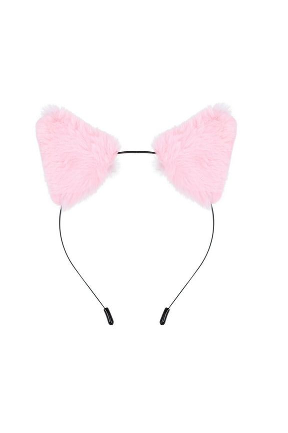 Pink Elastic Leopard Print Headband for Women, 1 Set - Stylish Cosplay Accessory