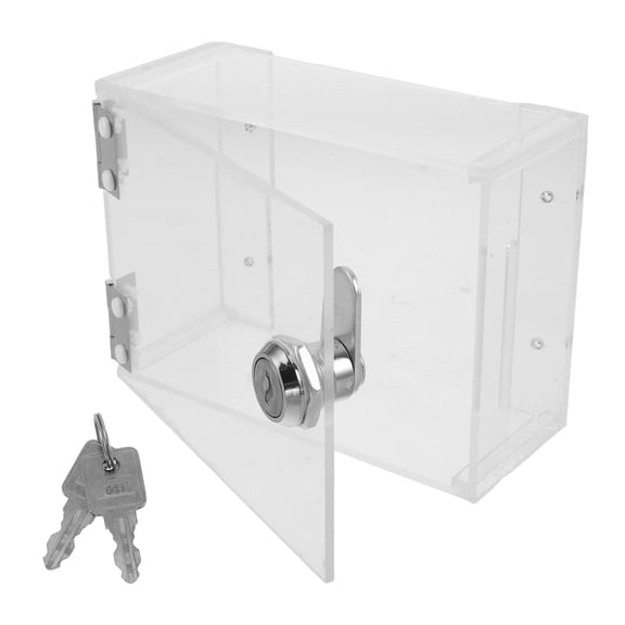 ELAYARD Lockable Clear Socket Protection Cover for Indoor and Outdoor Electrical Use