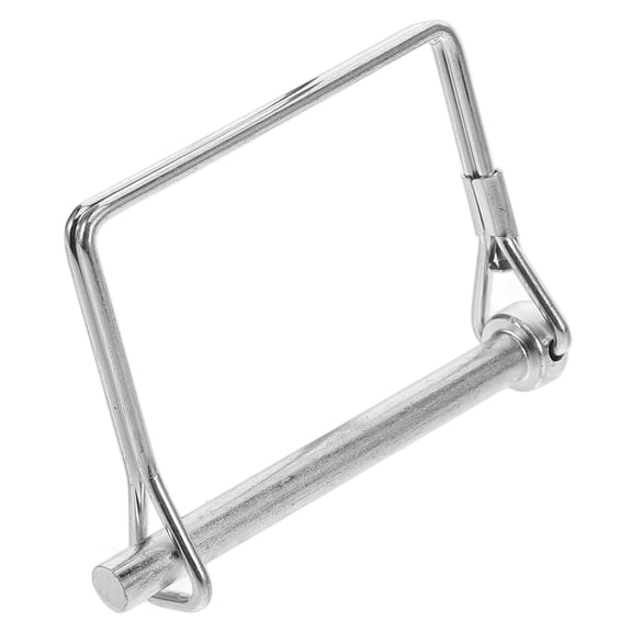ELAYARD Locking Receiver Hitch Pin Plated Silver Finish Suitable for Trailer Gate and Lawn Tractor