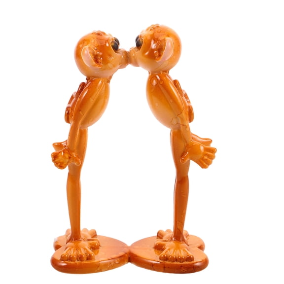 ELAYARD Romantic Couple Sculpture Resin Animal Figurine Decorative Home Bedroom Display