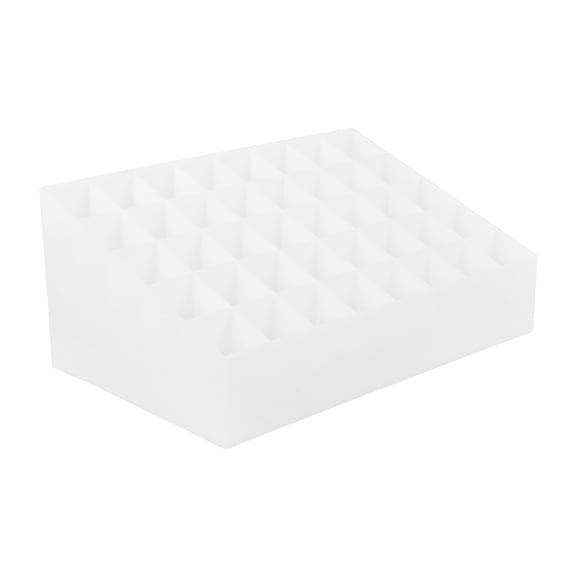 ELAYARD White Makeup Storage Case Durable Lipstick Holder 40 Slots for Countertop
