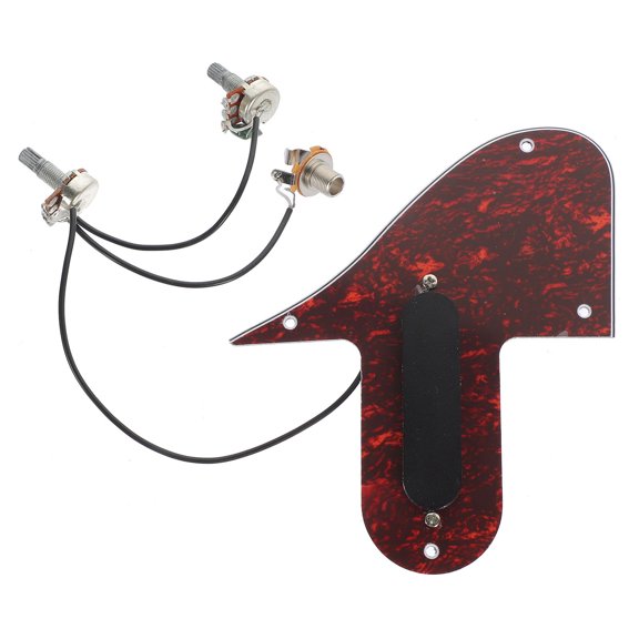 ELAYARD Mandolin Pickup Red Tortoise PVC Pickguard Guitar Protection