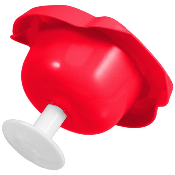 ELAYARD Mandoline Slicer Finger Protector Red Food Cutter Guard for Efficient Vegetable Slicing