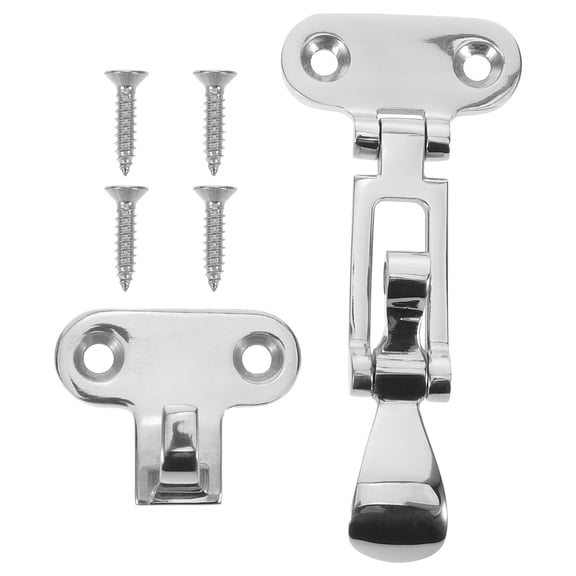 ELAYARD Stainless Steel Marine Locker Latch for Boats, Door Hasp with Easy Installation, 1 Set
