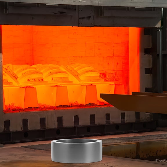 ELAYARD Graphite Round Ingot Mold for Metal Casting, High Thermal Conductivity and Resistant Design