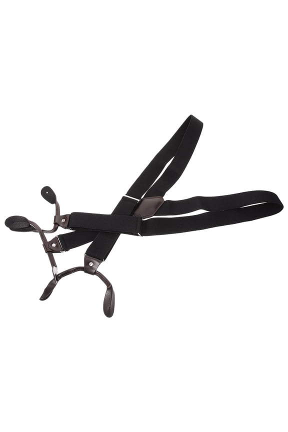 Mens Black Braces Adjustable for Trousers Stylish and Versatile Accessory
