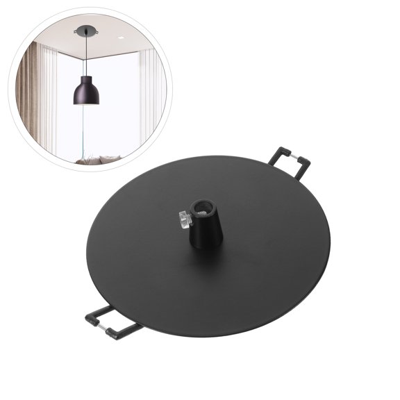 ELAYARD Metal Ceiling Light Base Plate Black for Pendant Lighting with Quick Installation