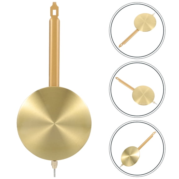 ELAYARD Clock Pendulum Parts Golden Metal Pendulum for DIY Projects 1Pcs