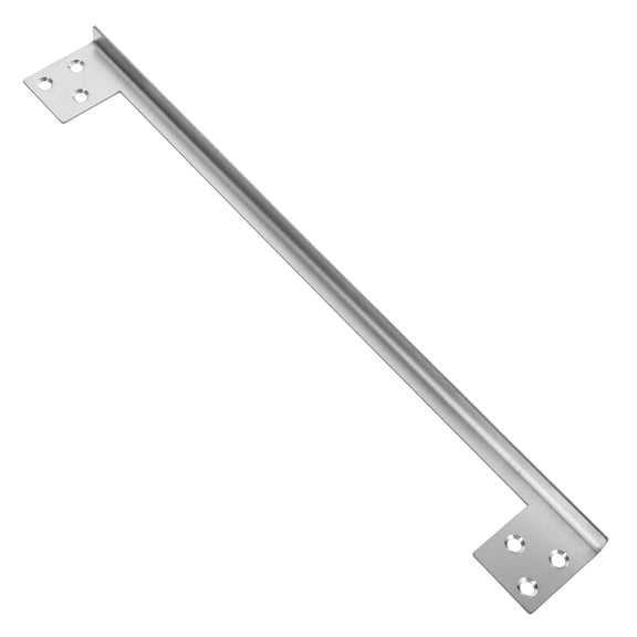ELAYARD Metal Door Latch Protector Plated Silver for Outswing Doors with Sleek Design and Strong Safety