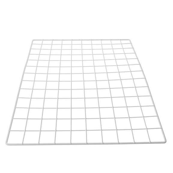 ELAYARD White Iron Wire Wall Grid Panel Sturdy Metal Mesh for Home Wall Decoration