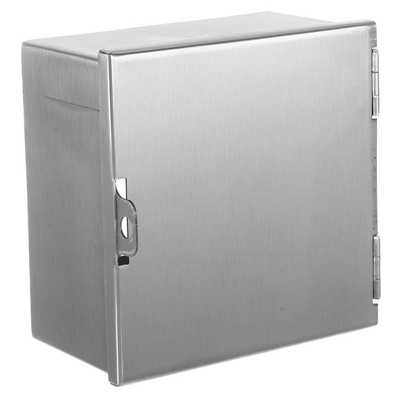 ELAYARD Outdoor Electrical Enclosure Box Plated Silver Metal Weatherproof Anti-Theft Socket Cover