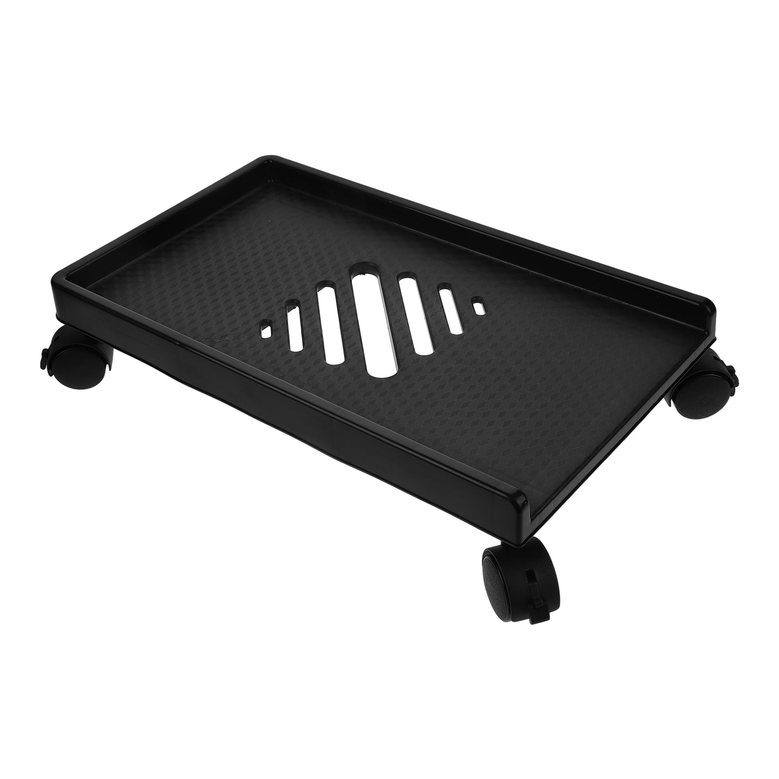ELAYARD Black Pc Stand with Wheels Movable Computer Tower Holder for ...
