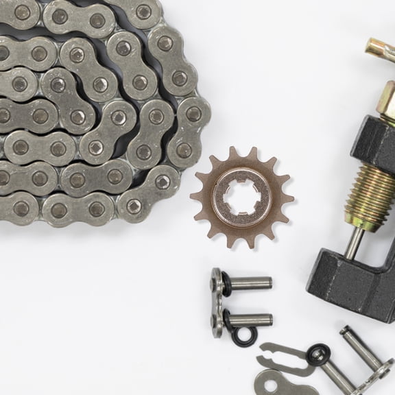 ELAYARD Front Wheel Chain Sprocket for Motorcycle, Steel, Coffee Color, Easy to Install Replacement Part