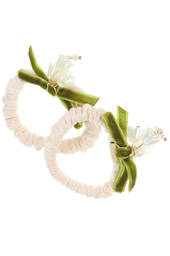 Multi Color Hair Ties for Scrunchies Durable Hair Accessories for Decor 2pcs