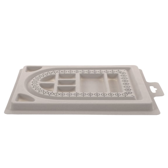 ELAYARD Multi Color Bead Design Board Tray for Jewelry Making Durable Plastic Bracelet and Necklace Organizer