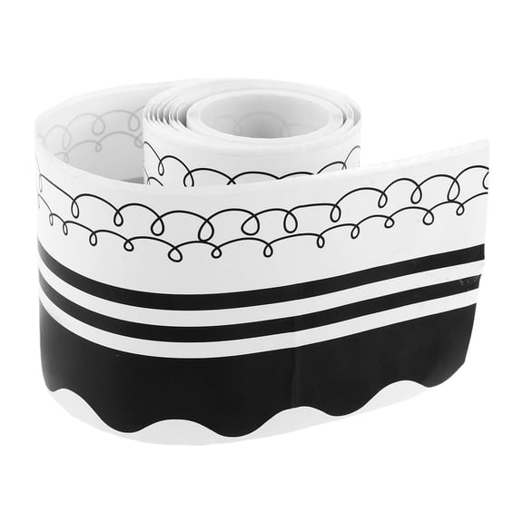 ELAYARD Multicolor Bulletin Board Border Sticker Roll for Classroom Wall Decor with Easy Application