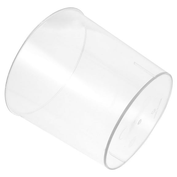 ELAYARD Clear Cylinder Flower Vase with Anti Fall Design for Decorative Storage