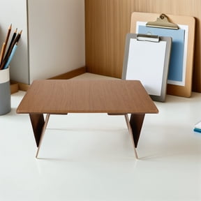 ELAYARD Portable Foldable Laptop Desk Stand, Multi-Functional Design, Light Brown, Ideal for Sofa and Bed Use
