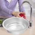 thumbnail image 1 of ELAYARD Large Aluminum Wash Basin for Kitchen Use - Dish Tub for Fruits, Vegetables, and Household Cleaning, 1 Set, 1 of 8