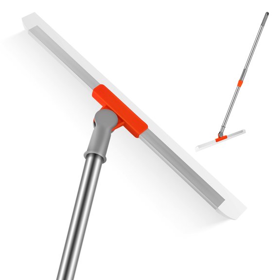 ELAYARD Silicone Head Floor Squeegee for Tile Floor and Window Water Scraper Use
