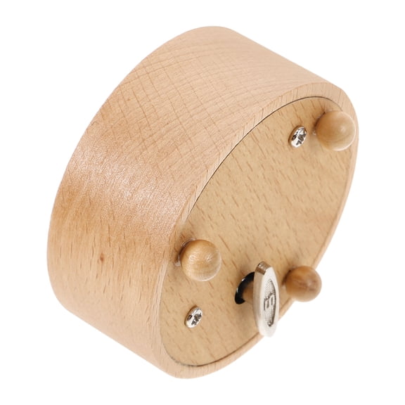 ELAYARD Elegant Khaki Wooden Music Box Base for Projects, Crafts, and Unique Home Decor Accents