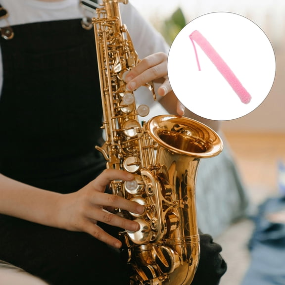 ELAYARD Versatile Alto Sax Cleaning Swab and Mouthpiece Brush for Flute and Clarinet