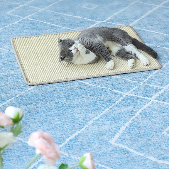 ELAYARD Pet Supplies Cat Scratch Pad Natural Sisal for Cat Furniture Protection