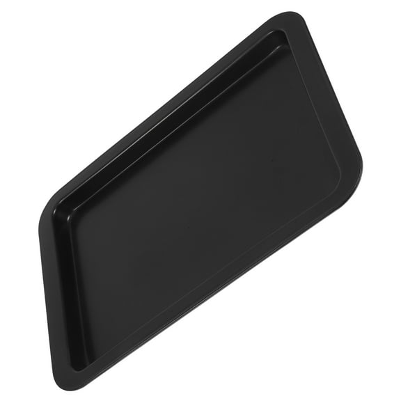 ELAYARD Black Steel Small Cookie Sheet Tray Nonstick Baking Pan for Home Use