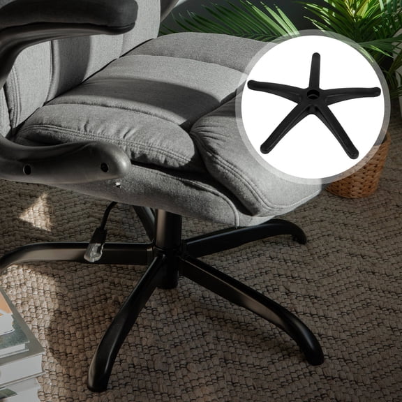 ELAYARD Heavy Duty Nylon Office Chair Base Replacement with Enhanced Stability for Adults, 1 Piece