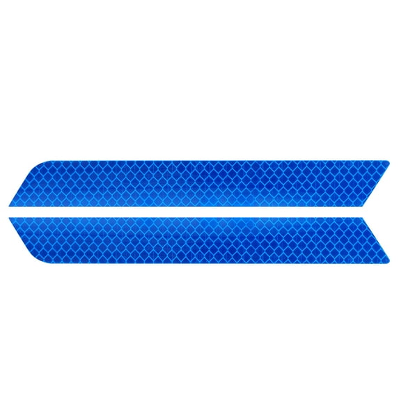 ELAYARD Rear Bumper Protector Guard Decals for Cars in Blue 1 Pair