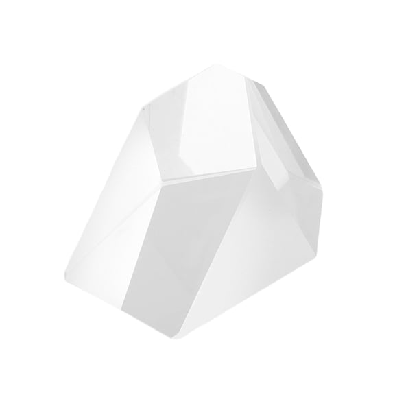 ELAYARD Optical Glass Prism for Teaching Physics Featuring Enhanced Light Dispersion and Quartz Material