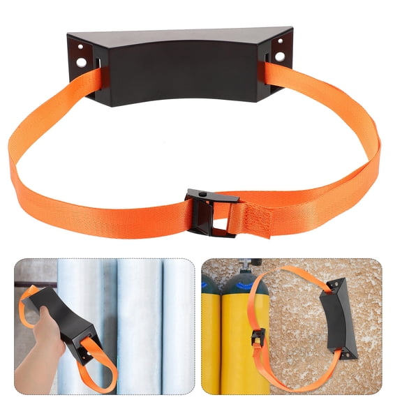 ELAYARD Orange Oxygen Holder Bracket ABS Material Easy to Install for Home Use