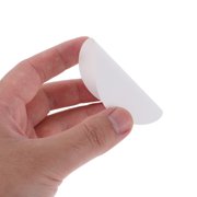 ELAYARD Pack of 100 Circular White Filter Papers for Laboratory, Scientific Research, Chemistry, Biology Experiments