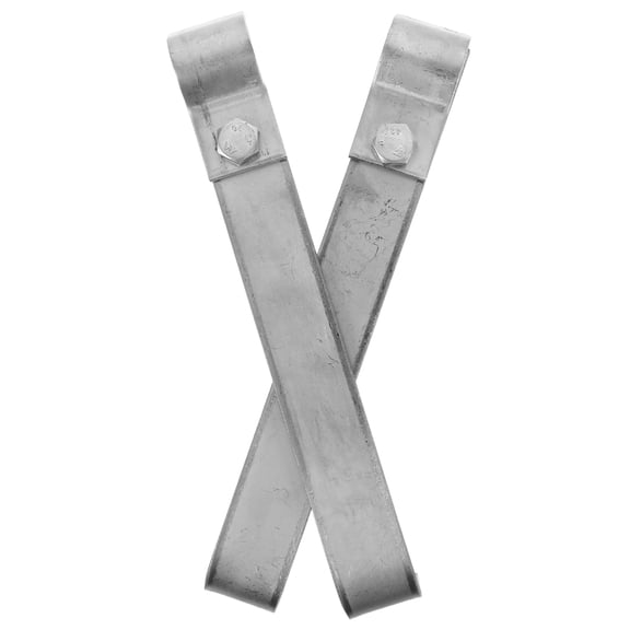ELAYARD 2pcs Ground Bracket Stainless Steel Silver Effective Connection Points During Lightning Conditions