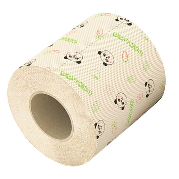 ELAYARD Natural Bamboo Toilet Paper Panda Pattern Soft Comfortable Home