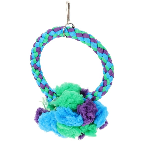 Curated visual reference: Picture Idea: Elayard Parrot Swing Cotton Rope Bird Swing For Cage Hanging