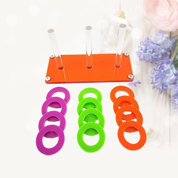 ELAYARD Bird Toss Game Parrot Intelligence Toy with Baseboard, Random Style, 1 Set for Pet Entertainment