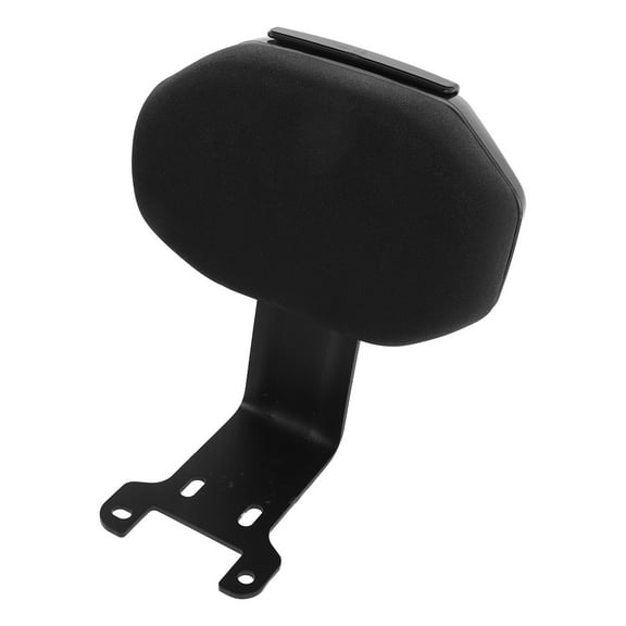 ELAYARD Motorcycle Passenger Seat Back Pad Cushion Black, Comfortable Scooter Back Support, 1 Set