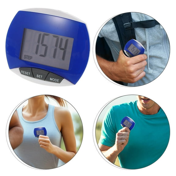 ELAYARD Pocket Pedometer ABS Walking Measurement 1Pcs