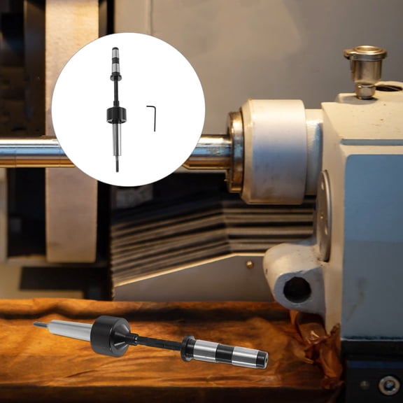 ELAYARD Pen Mandrel Turning Bundle for Woodworking Plated Silver Steel with Automatic Length Adjustment System