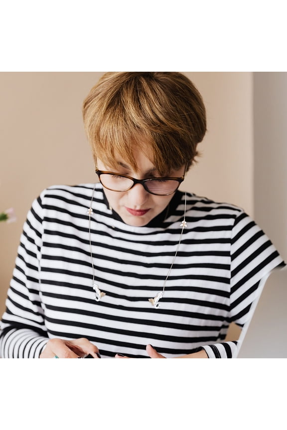 Back to School Chain Necklace Women Anti Lost Copper 1Pc