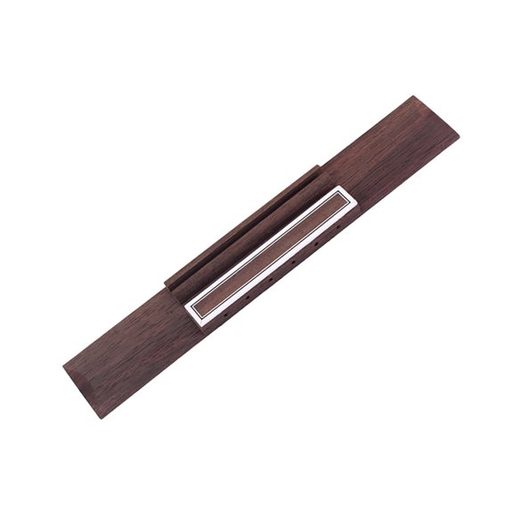 ELAYARD Brown Plastic Classical Guitar Bridge, Replacement Bridge Saddle Base for Acoustic Nylon String Guitar Tone Upgrade