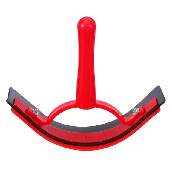 ELAYARD Red Plastic Horse Scraper Lightweight Sweat and Water Removal Tool for Effective Barn and Stable Care