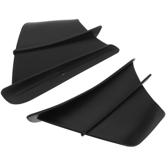 ELAYARD Black Plastic Aerodynamic Motorcycle Side Fairing Winglets for Enhanced Performance and Style