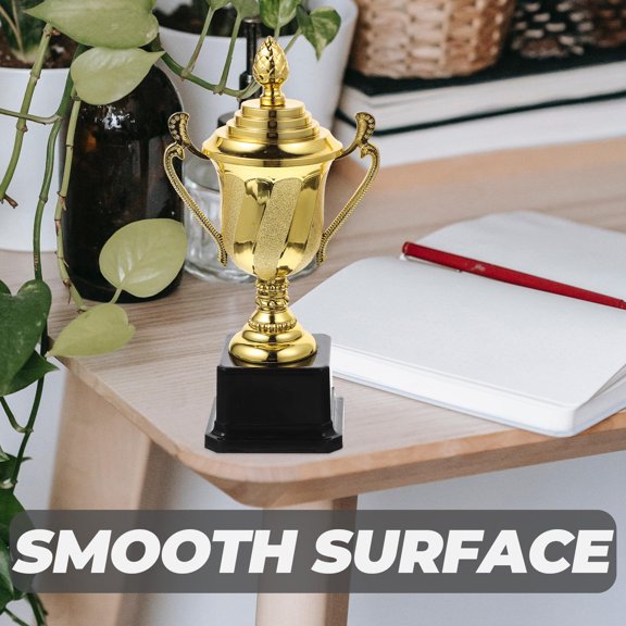 ELAYARD Plated Gold Plastic Trophy Award Cup Decorative Prize for Competitions Party Favors and Multi Function Sports Events