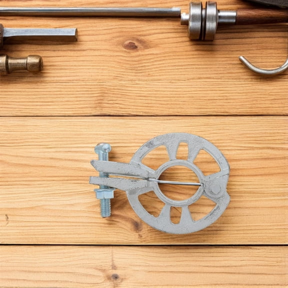 ELAYARD Plated Silver Scaffold Coupler Clamp with High Strength Steel and Adjustable Rosette for Stage Fixing