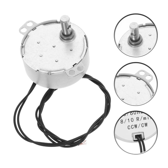 ELAYARD Plated Silver Small Motor for Equipment with Energy Efficient Operation and Reliable Synchronous Performance