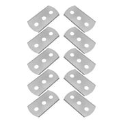 ELAYARD Plated Silver Stainless Steel 3 Hole Replacement Blade for Sampler, High Precision, Universal Compatibility