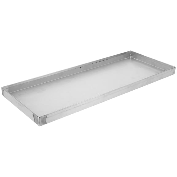 ELAYARD Stainless Steel Rectangular Plant Saucer Tray 41x16x2 cm Drip Pan